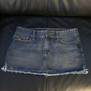 Abercrombie and Fitch jeans skirt.